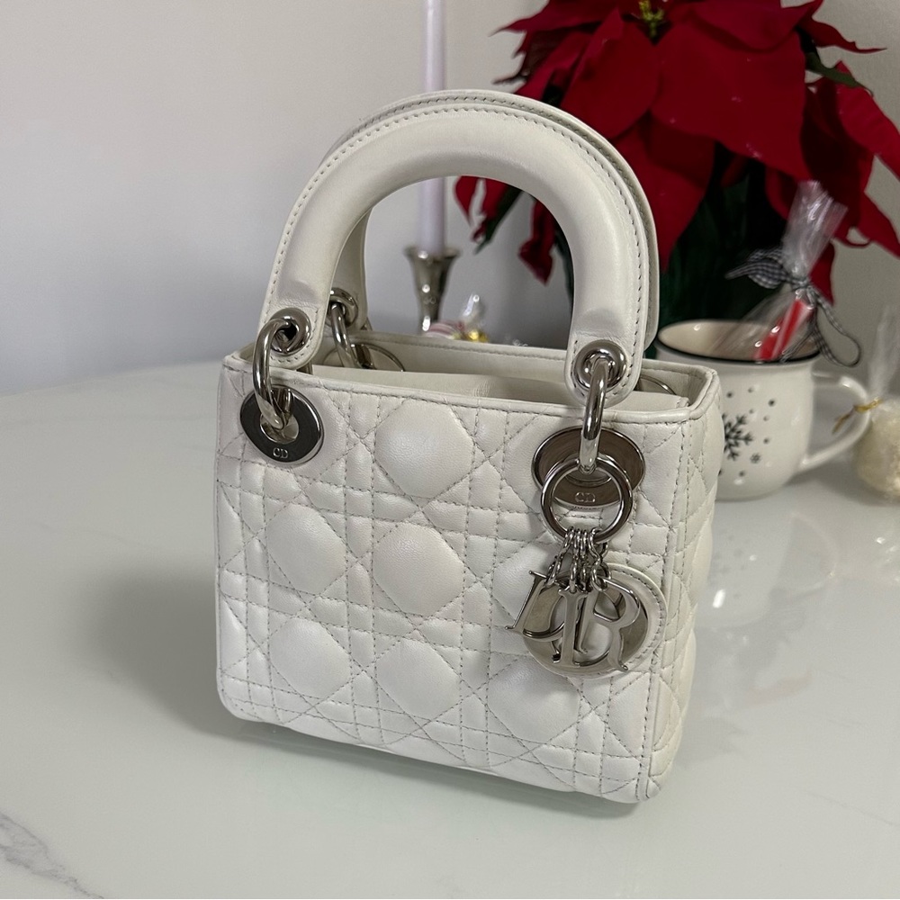 Mini Cannage Lady Dior 🤍👑